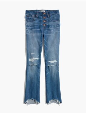 Cali Demi-Boot Jeans in Bronson Wash: Button-Front Edition
